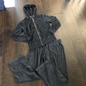 Victoria’s Secret Velour Jacket & Pants Set Med